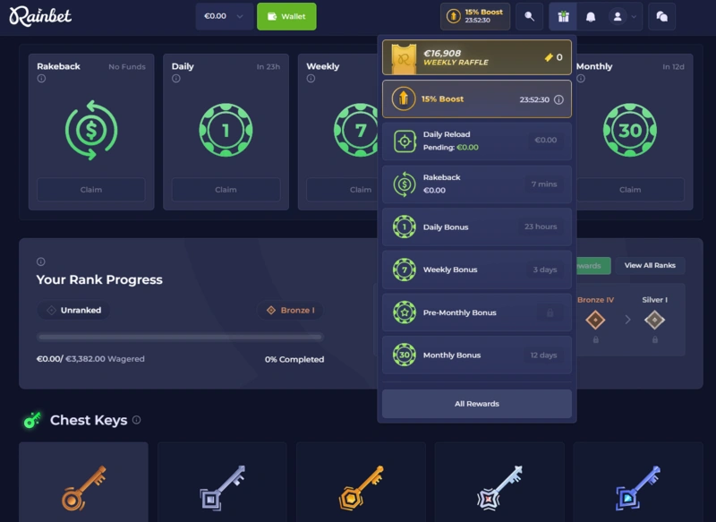 rainbet rewards page rainbet rewards page